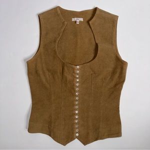 Vintage Y2K Joie Camel Vest Top